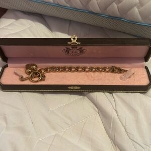 Gold, juicy couture bracelet